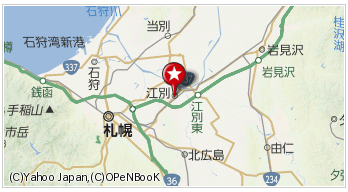 江別市の地図