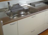 北海道江別市での：キッチン・台所、流し台排水の詰まり・・高圧洗浄機で解決