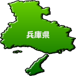 兵庫県の地図を表示
