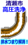 清須市 高圧洗浄で配管・排水管の排水詰まり解消！