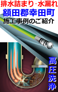 額田郡幸田町 排水詰まり修理例
