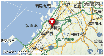 和泉市の周辺地図