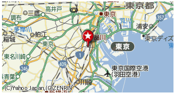 品川区の周辺地図